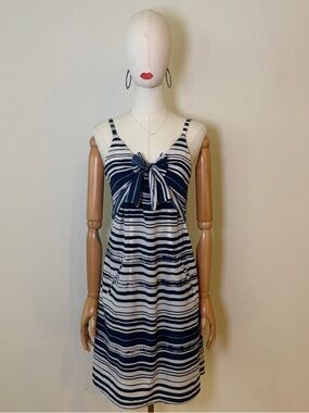 Cabi Nautical на Striped Bow Front Sun Dress - Size S